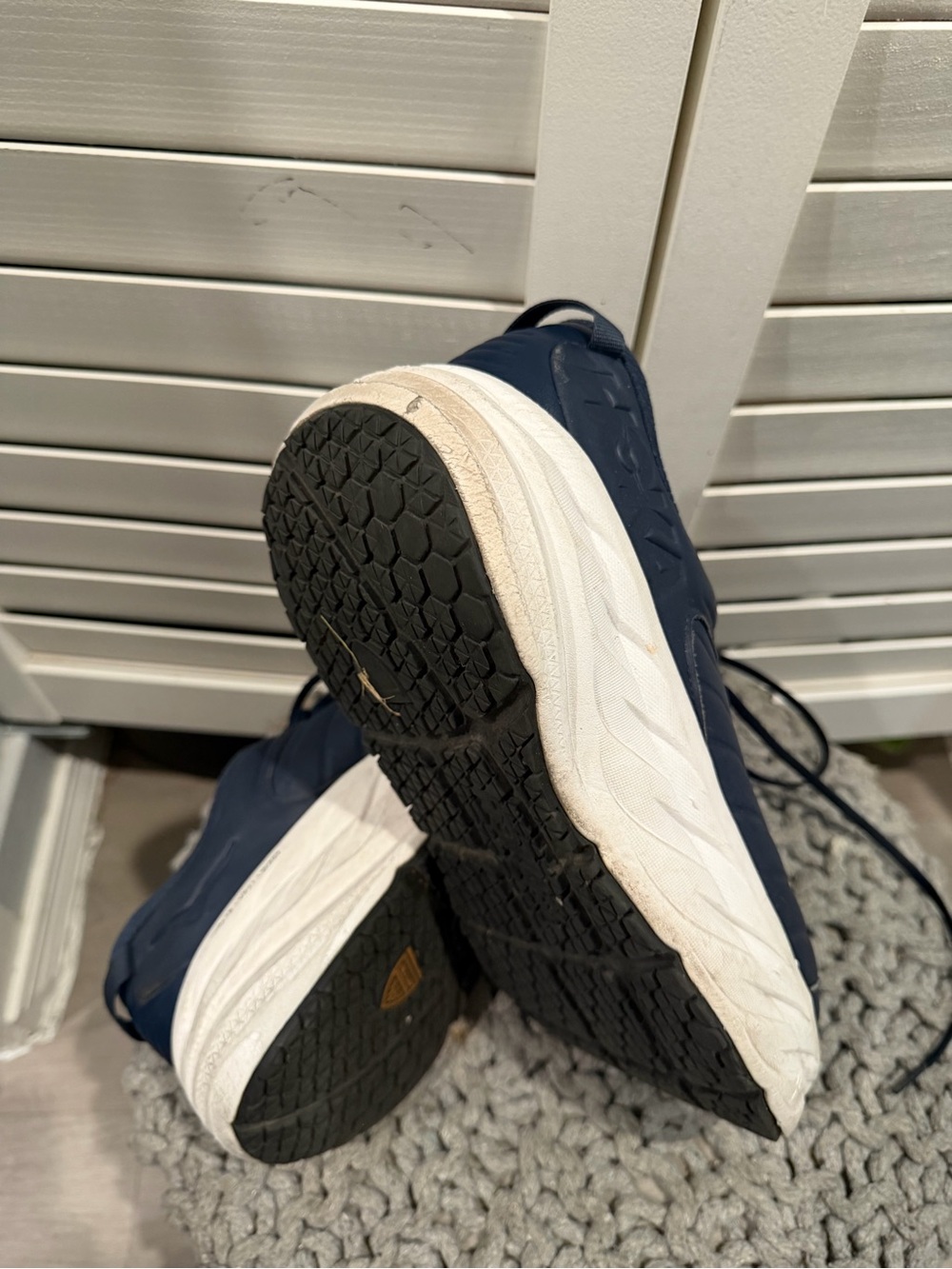 Hoka Men's Navy Athletic Running Sneakers - Picture 5 of 6